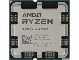 CPU AMD Ryzen 5 7500F OEM (100-000000597) {Base 3,70GHz, Turbo 5,00GHz, without graphics, L3 32Mb, TDP 65W, AM5}
