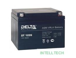 Delta DT 1226 (26 А\ч, 12В) свинцово- кислотный аккумулятор   Delta DT 1226 (26 А\ч, 12В) свинцово- кислотный аккумулятор