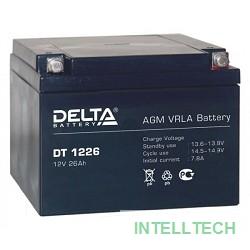 Delta DT 1226 (26 А\ч, 12В) свинцово- кислотный аккумулятор
