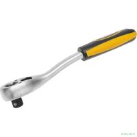 Kranz (KR-12-8401) Ключ-трещотка для торцовых головок 1/2, CrV, 72 зубца