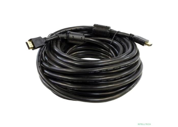 5bites APC-014-150 Кабель  HDMI M / HDMI M V1.4b, высокоскоростной, ethernet+3D, зол.разъемы, ферр.кольца, 15м.