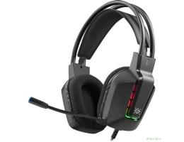 Defender Игровая гарнитура Gothic черный, RGB, провод 1.8 м [62340]