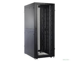 ЦМО Шкаф серверный ПРОФ напольный 42U (800x1000) дверь перфор. 2 шт., черный, в сборе (ШТК-СП-42.8.10-44АА-9005) (1 коробка)