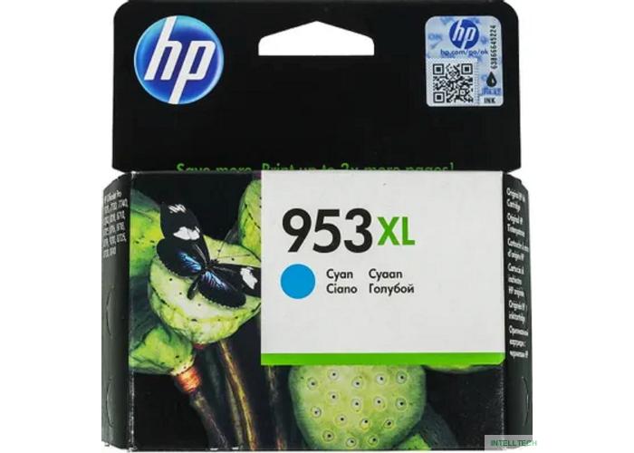 HP F6U16AE Картридж струйный №953XL голубой {OJP 8710/8720/8730/8210 (1600стр.)}
