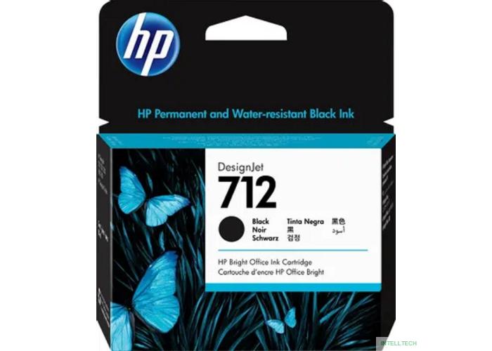 Картридж струйный HP 712 3ED71A черный (80мл) для HP DJ Т230/630