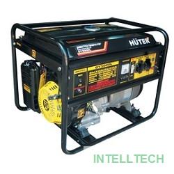 Huter DY5000L 64/1/5 Электрогенератор {четырехтактный, 4000Вт, 220В/50Гц, 80Дб, принудительное охлаждение, бак 22 л, расход бензина 374 г/кВтч, расход масла 6,8, габариты700х535х570 вес 70 кг}