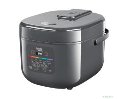 REDMOND MC100S Мультиварка, 860 Вт, 5 л, 12 программ, чёрный/ металлик