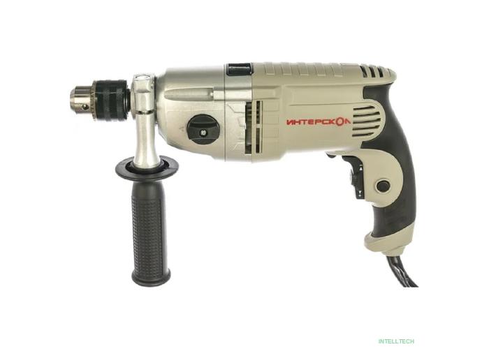 ИНТЕРСКОЛ ДУ-13/810ЭР дрель ударная [150.1.3.00] {810Вт,ВЗП-13мм,2000о/м,32000уд/м,2 режим,3.2кг}