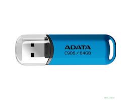 A-DATA Flash Drive 64GB <AC906-64G-RWB> Classic C906, USB 2.0, Синяя