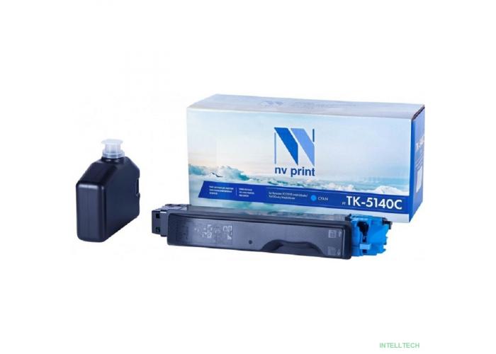 Картридж NVP совместимый NV-TK-5140 Cyan для Kyocera ECOSYS M6030cdn/ M6530cdn/ P6130cdn (5000k)