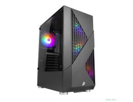 1STPLAYER Корпус FIREROSE F3-A Black / ATX, TG / 4x120mm LED fans inc. / F3-A-BK-4F1