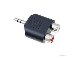 PERFEO Переходник Jack 3.5 мм (стерео) вилка - 2xRCA розетка (A7012)