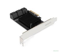 Exegate EX296207RUS Контроллер ExeGate EXE-516 (PCI-E x4 v3.0, SATA3 6Gb/s, 6 int, ASMedia Chipset ASM1166)