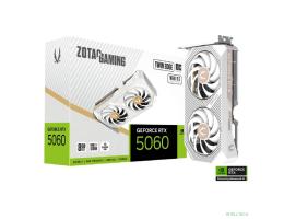 Видеокарта ZOTAC GAMING GeForce RTX 5060 Twin Edge OC White Edition  8GB GDDR7 128bit 2280/2527MHz 3*DP/HDMI 2*FAN (ZT-B50600Q-10M) RTL