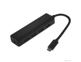 Концентратор USB 3.0 Gembird UHB-C364, 4 порта, Type-C, с доп питанием