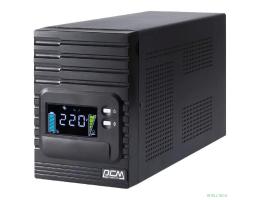 PowerCom Smart King Pro+ SPT-1500-II LCD ИБП {Line-Interactive, 1500VA/1200W, Tower, 8xC13 с резервным питанием, USB, SNMPslot} (1152565)