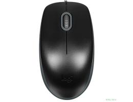 910-005502 Мышь Logitech M110 Silent Black [бесшумная, оптическая, 1000dpi, USB, 1.8м] 