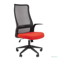 Офисное кресло Chairman 573 Россия черный/красный (7134741)