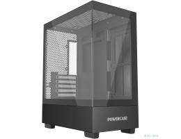 Powercase Vision Micro M, Tempered Glass, чёрный, mATX  (CVMMB-L0) 