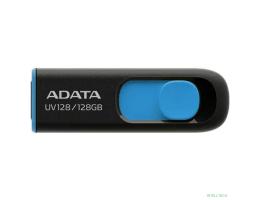 A-DATA Flash Drive 128GB UV128 AUV128-128G-RBE {USB3.0, Black-Blue}