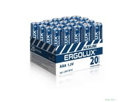 Ergolux.. LR03 Alkaline BP20 ( LR03 BP20, батарейка,1.5В)(20 шт. в уп-ке)