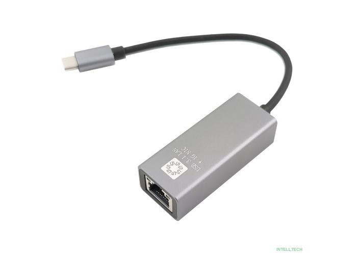 5bites Кабель-адаптер UA3C-45-14BK USB3.1 / RJ45 1G / AL / GREY