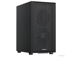 XASTRA Корпус A307M 2BK SI Black mATX/Mesh/Metal left panel / 2x120mm PWM FC black fans/ A307M-2FC12BK-SI