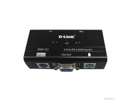D-Link KVM-121/B1A 2-портовый KVM-переключатель с портами VGA и PS/2
