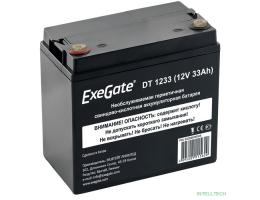 Exegate EX282974RUS Аккумуляторная батарея ExeGate DT 1233 (12V 33Ah, под болт М6)