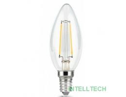 GAUSS 103801111 Светодиодная лампа LED Filament Свеча E14 11W 720lm 2700К 1/10/50 