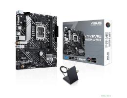 ASUS PRIME H610M-A WIFI (Socket 1700, mATX, 2xDDR5(96GB), VGA/DP/HDMI, 1xPCIe 4.0x16/1xPCIe 3.0, 1xLAN, Wi-Fi, BT, 4xSATA 6Gb/s, 2xM.2, 1xUSB 3.2, 4xUSB 2.0, 2xPS/2)