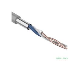 Rexant (01-0120) Кабель витая пара F/UTP, CAT 5e, PVC, 1PR, 24AWG, INDOOR, SOLID, серый, 305м