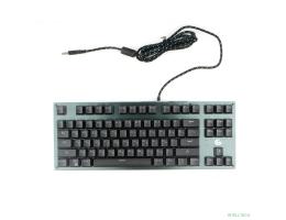 Клавиатура механическая Gembird KB-G540L {USB, черн, переключатели Outemu Blue, 87 клавиши, подсветка Rainbow 9 режимов, FN, кабель тканевый 1.8м}