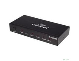 Gembird DSP-4PH4-02 Разветвитель HDMI Cablexpert, HD19F/4x19F, 1 компьютер => 4 монитора, Full-HD, 3D, 1.4v
