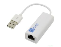5bites Кабель-адаптер UA2-45-02WH USB2.0 сетевая карта -> RJ45 10/100 Мбит/с, 10см