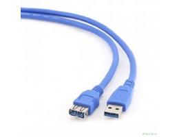 Gembird PRO CCP-USB3-AMAF-6, USB 3.0 кабель удлинительный 1.8м AM/AF  позол. контакты, пакет 
