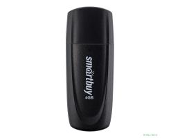 Smartbuy USB Drive 4GB Scout Black (SB004GB2SCK)