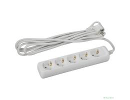 ЭРА Б0028377 Удлинитель электрический U-5e-5m-3x1 с заземлением 5 розеток 5м ПВС 3x1 мм2 16А 