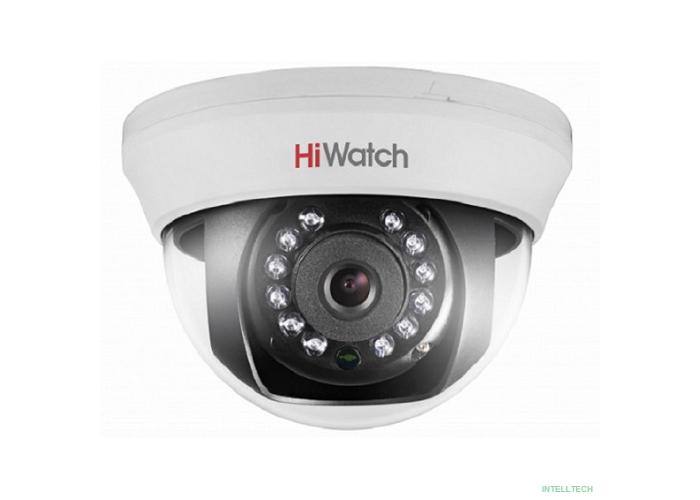HiWatch DS-T101 (2.8 mm) Камера видеонаблюдения 2.8-2.8мм HD TVI цветная корп.:белый