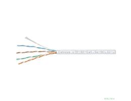 Cabeus UTP-4P-Cat.5e-SOLID-LSZH-WH Кабель витая пара UTP (U/UTP), категория 5e, 4 пары (24 AWG), одножильный, белый, LSZH, нг(А)-HF, (305 м)