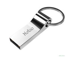 Netac USB Drive 16GB U275 <NT03U275N-016G-20SL>, USB2.0, с кольцом, металлическая