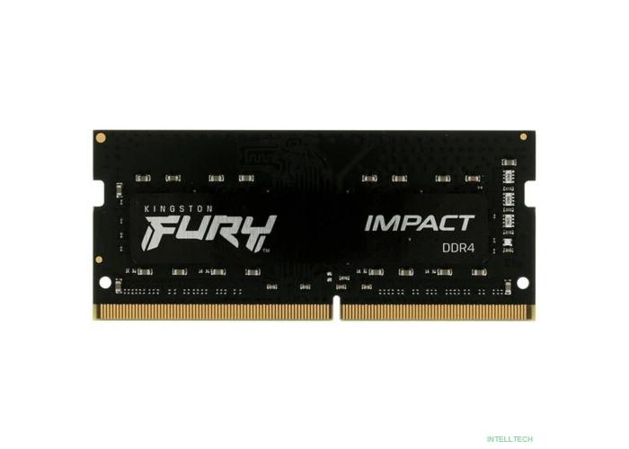 Kingston DRAM 8GB 3200MHz DDR4 CL20 SODIMM FURY Impact KF432S20IB/8