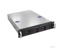 Exegate EX281232RUS Серверный корпус ExeGate Pro 2U550-HS08 <RM 19",  высота 2U, глубина 550, без БП, 8xHotSwap, USB>