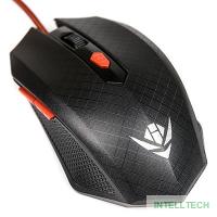 Мышь Dialog MOG-08U Nakatomi Gaming - 6 кнопок + ролик, USB ,черная