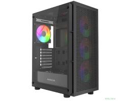 Powercase Mistral EA17, Tempered Glass, 4x 120mm ARGB PWM Fan, чёрный, ATX  (CMAEA17-A4)