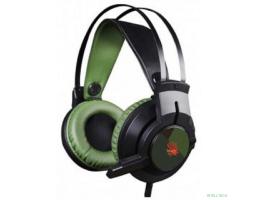 A4 Bloody J450 черный/зеленый 2.2м мониторы оголовье