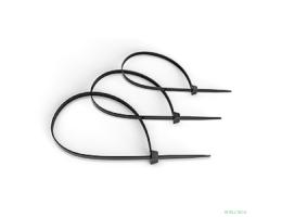 Cabeus CTBL-150 Стяжка нейлоновая неоткрывающаяся, безгалогенная (halogen free), 150x2.5мм, черная (100 шт)