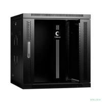 CABEUS SH-05F-12U60/60-R-BK 12U 600X600X635MM (ШХГХВ) ДВЕРЬ СТЕКЛО, ЦВЕТ ЧЕРНЫЙ (RAL 9004) 