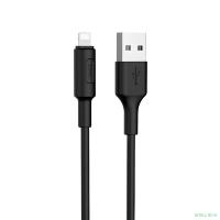 HOCO Кабель USB2.0 Hoco AM/Lightning, 2А, X25, 1м, черный, коробка