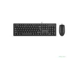 Клавиатура + мышь A4Tech KK-3330 клав:черный мышь:черный USB [1530249]